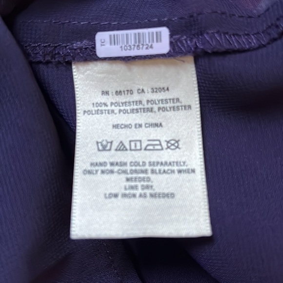 Anthropologie Maeve Blue/Pink Plaid Sleeveless High Low Dress - Picture 10 of 10